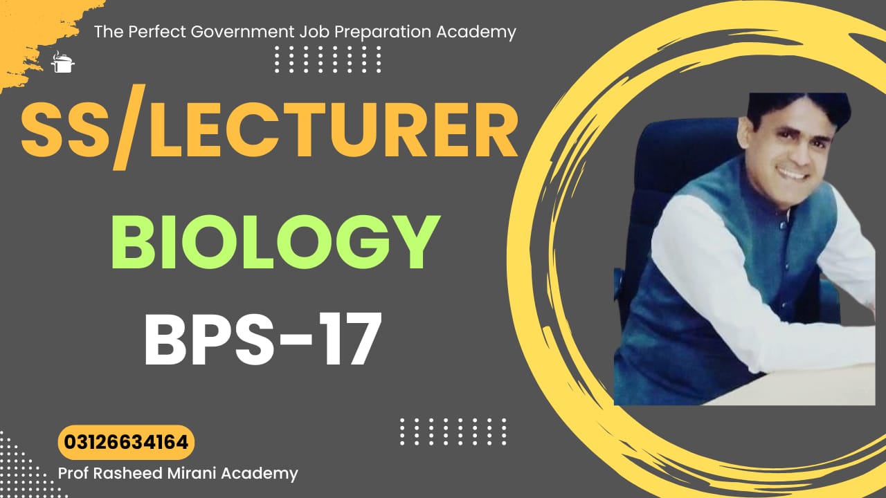 Subject Specialists/LECTURER BPS-17 Biology